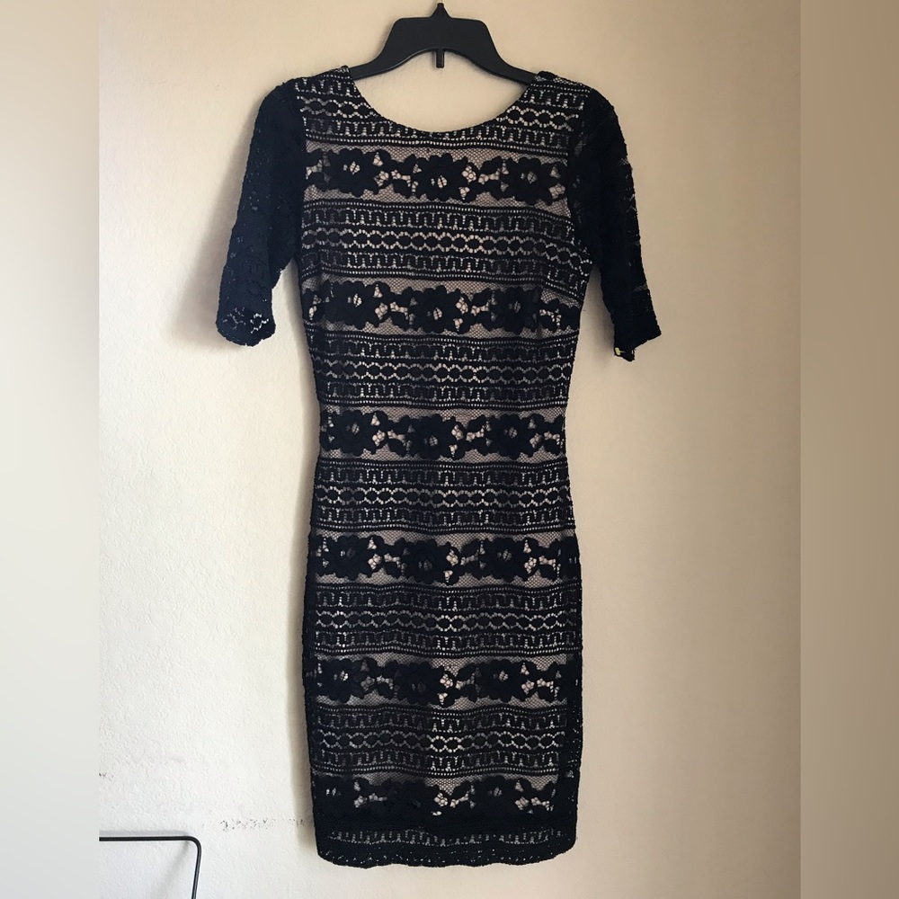 Mystic Black Lace Dress XXS